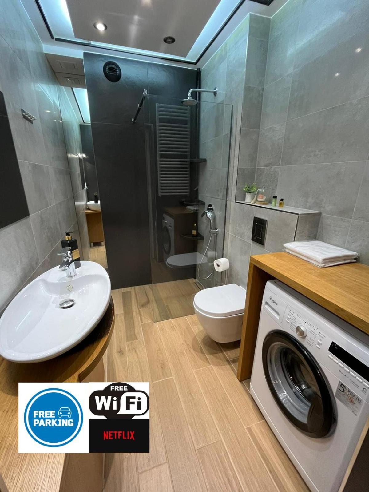 Bianco Apartament Reduta Park Free Parking Krakau Buitenkant foto